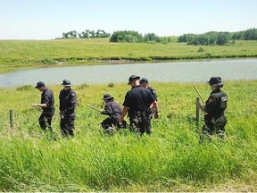 Search teams continued their investigation into the disappearance of Nathan O´Brien and his grandparents Alvin and Kathy Liknes in the fields near an acreage north east of Airdrie on Tuesday.
