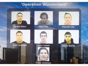 Seven of 12 people still wanted in connection with the Operation Wunderland drug investigation which began March 25 and continued throughout April targeting street-level drug traffickers downtown.