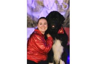 Tanya Dobrzanski and Yogi are featured in the Super Dogs show in the Big Four Building.