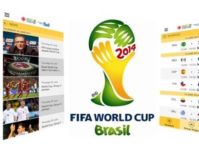 With the 2014 World Cup set to begin in Brazil, live games and highlights from the month-long tournament can be streamed on mobile devices.