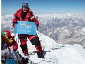 Live Out There CEO Jamie Clarke is driven by powerful passions – among them, scaling the world’s highest peak, and promoting his Calgary based business. In 2010, he took his company’s flag to the top of Everest.
