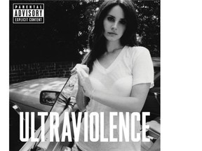 This photo released by Interscope Records shows the album cover for Lana Del Rey’s Ultraviolence.