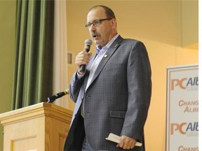 All three PC leadership candidates, including Ric McIver, attended a forum at the party’s Calgary policy conference on Saturday.