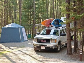 Tucked on a pine-covered bench above the pristine Sheep River, the 83-site Bluerock Campground in Sheep River Provincial Park is a sweet little spot that’s ideal if you want a secluded, well-treed site that’s not too far from the city limits.