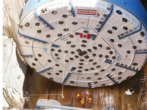 A tunnel boring machine similar to “Big Becky”, which was used near Niagara Falls, Ont., is being recommended to be used to built a tunnel to divert water from the Glenmore Reservoir to the Bow River.