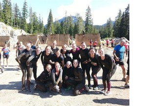 Victoria-based company Hot Mama Health and Fitness, which is expanding into the Calgary market, organized a Tough Mudder competition in Whistler - a 19-kilometre obstacle course.