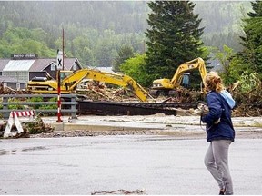 A washed out CP train bridge is among the damage being assessed as Crowsnest Pass begins assessing damage after the worst of flooding appears to have passed. “We’ve come through it all right ... But it’s still probably more damage than we’ve ever seen before,” said Mayor Bruce Decoux.