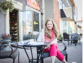 Adrian Shellard/For the Calgary Herald Heather Ferguson, owner of Red Bush Tea and Coffee enjoys all that Kensington has to offer and says she enjoys “living, working and playing” in one community.