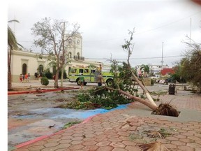 The aftermath of September´s Hurricane Odile that ravaged San Jose del Cabo on the Baja Peninsula in Mexico. Photo Courtesy/Brianna Furtney