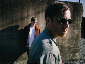 The Black Keys are Dan Auerbach, front, and Patrick Carney.