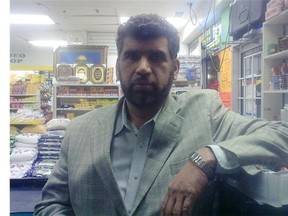 Business owner Maqsood Ahmed was stabbed to death by unknown assailants in the 4700 block of Westwinds Drive N.E. on October 8, 2014.