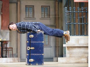 The comedy One Man, Two Guvnors opened Theatre Calgary’s new season.