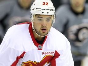 Calgary Flames right winger Devin Setoguchi is back in the lineup vs. the Jets tonight.