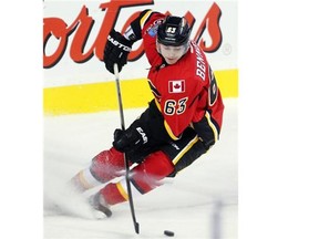 Calgary Flames centre Sam Bennett made waves in his NHL debut during a preseason game against Vancouver last week.