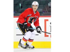 Calgary Flames centre Mikael Backlund has been placed on the injured reserve, week-to-week and apparently still dealing with the same abdominal strain injury.