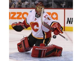 Calgary Flames goalie Jonas Hiller is boasting a .948 save percentage on the season going into Tuesday’s date vs. the Montreal Canadiens.