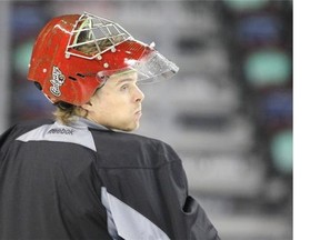 Calgary Flames goalie Jonas Hiller earned the first star nod with 49 saves.