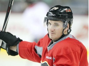 Calgary Flames left winger Curtis Glencross is looking to remain healthy this season after last year’s ‘nightmare’ campaign.