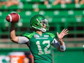 The Calgary Stampeders could be facing quarterback Tino Sunseri on Friday in Regina.