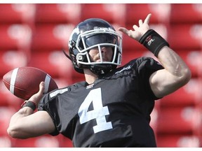 Calgary Stampeders quarterback Drew Tate is heading into his first start of the season in Montreal on Sunday.