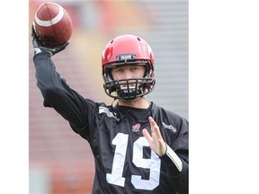 Calgary Stampeders quarterback Bo Levi Mitchell aims to play in Regina against the Saskatchewan Roughriders on Friday.