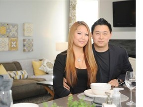 Chan Mean and Colin Chong are moving to a 1,916-square-foot home with a two-car garage built by Trico Homes in Nolan Hill.