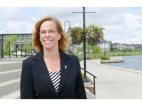 Chestermere mayor Patricia Matthews is seen in this file photo.