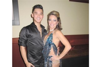 Debra Ross brought the house down with her dance partner Winston Gaqui.