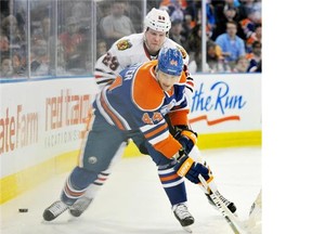 Former Oilers defenceman Corey Potter has joined the Flames on a one-year, two-way deal and will try to make the team as a depth blueliner.