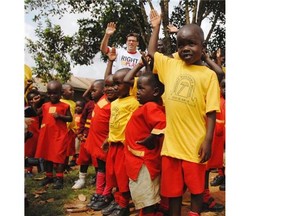 Former Olympian Johann Koss, shown here in Tanzania, is the founder of Right to Play, an international non-profit organization he formed after moving to Canada in 2000.