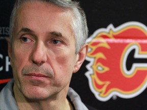 Calgary Flames coach Bob Hartley