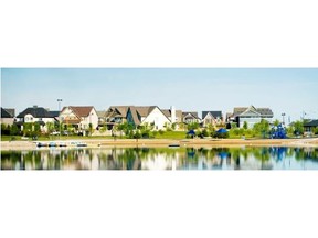 Hopewell Residential A sprawling lake is one of the top draws for home buyers in Mahogany.