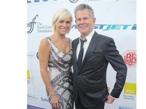 Host-with-the-most David Foster and his wife Yolanda have reason to smile. The Miracle Gala raised $8.2 million for his foundation.