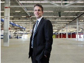 Hungerford Properties Partner Michael Hungerford in the Icon Business Park facility, formerly known as the Haworth building.