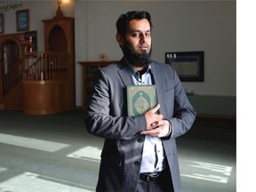 Imam Fayaz Tilly spoke at the Calgary Islamic centre Thursday during the OWN IT 2014 summit.
