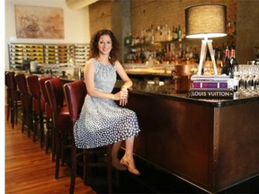 Leslie Echino inside her restaurant Blink in Calgary in the summer.