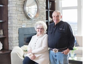Louise and Norman Gebhart purchased a home at the Villas at Watermark. The Cascade is a three-bedroom, 2,625-square-foot walkout bungalow villa. Adrian Shellard/For the Calgary Herald