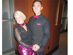 Pat Moore and Andrew Nguyen’s tango garnered a standing ovation.­