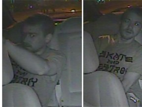 Red Deer RCMP are searching for a suspect wanted in a taxi assault