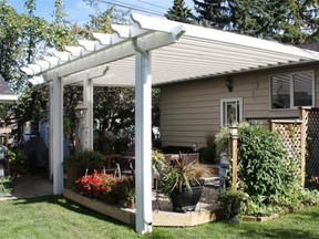 A patio cover from Desert Sun, on sale at the Herald’s Like It Buy It online marketplace, can extend the time you enjoy outdoors.