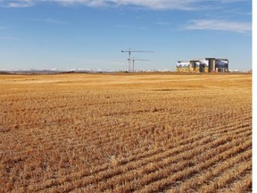 The Rangeview land, located east and south of Seton where the South Hospital sits, is undergoing planning for new communities. Wil Andruschak, for the Calgary Herald.