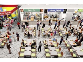 Rendering of the New Horizon Mall.