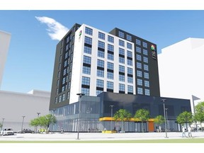 Rendering of the new Alt Hotel to be built in East Village.