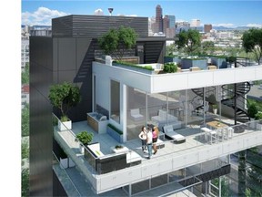 Rendering of The XII residential condo development planned for the Mission district along the Elbow River.