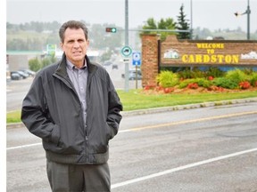 Rick Schow, a former two-term mayor of Cardston, says he will vote against next month’s plebiscite on whether the ban on the sale of alcohol should be lifted in the community. Schow would prefer to see alcohol sales restricted to restaurants and the local golf course in the predominately Mormon town, approximately 250 kilometres south of Calgary, that has been dry for almost a century. (Dave Rossiter for the Calgary Herald)