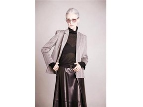 Sylist and beauty mogul, Linda Rodin, 66, for The Row is the sophisticated epitome of elegance at any age.