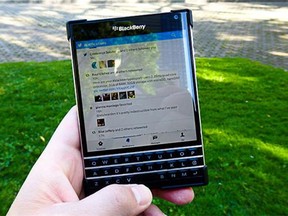 The Passport has already sold 200,000 units since it went on sale in last week and unlocked models sold out in 6 hours on BlackBerry’s website.