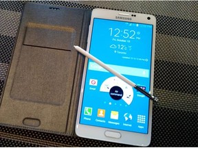 Evolution of the phablet : The latest Galaxy Note 4 is one of the most powerful devices in the market today.