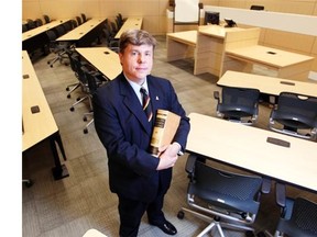 University of Calgary Dean of the Faculty of Law Ian Holloway, says most of the increased revenue from proposed tuition fee hikes would be used to make the school’s program better. (Colleen De Neve/Calgary Herald)