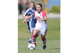 University of Calgary women’s soccer player Lauren Vernon is among the young crop of players that has the upstart squad cracking the top 10 rankings in the country.